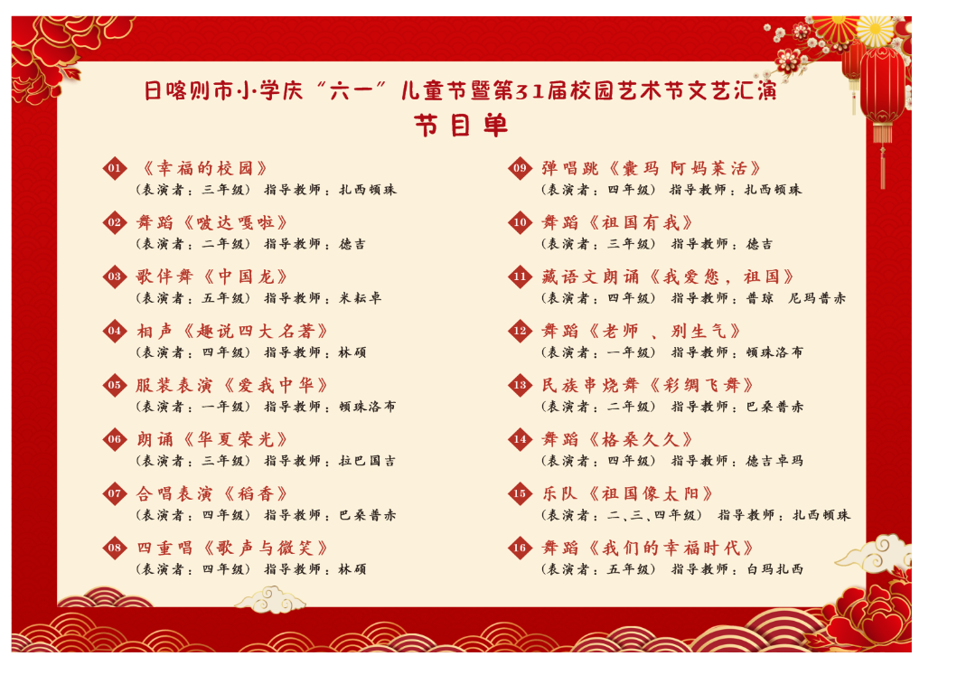 市小学 | 石榴同心 格桑绽放 ——日喀则市小学“红领巾爱祖国”庆“六一”儿童节暨第31届校园艺术节 第3张 市小学 | 石榴同心 格桑绽放 ——日喀则市小学“红领巾爱祖国”庆“六一”儿童节暨第31届校园艺术节 第3张