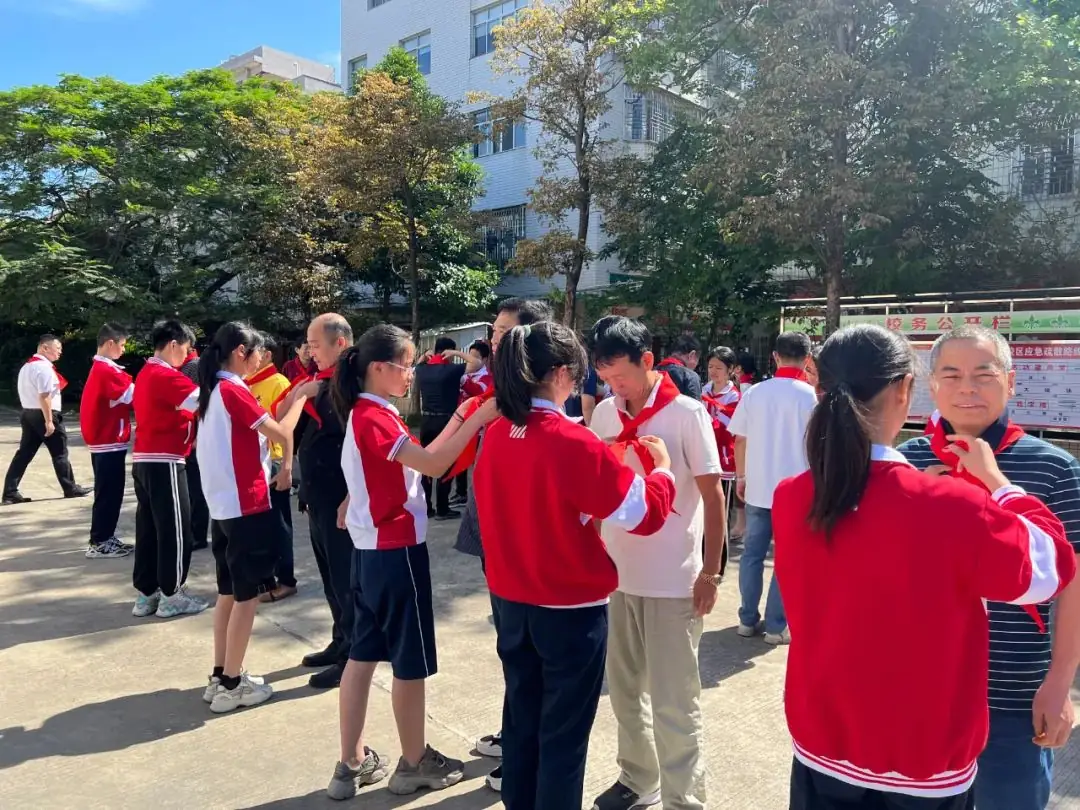 “红领巾爱祖国”——元光小学宝树校区新生入队仪式 第15张