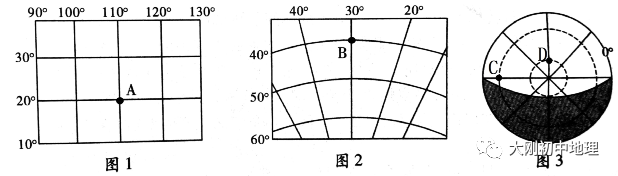 中考专训:经纬度与地球运动(精选50题) 第62张 中考专训:经纬度与地球运动(精选50题) 第62张