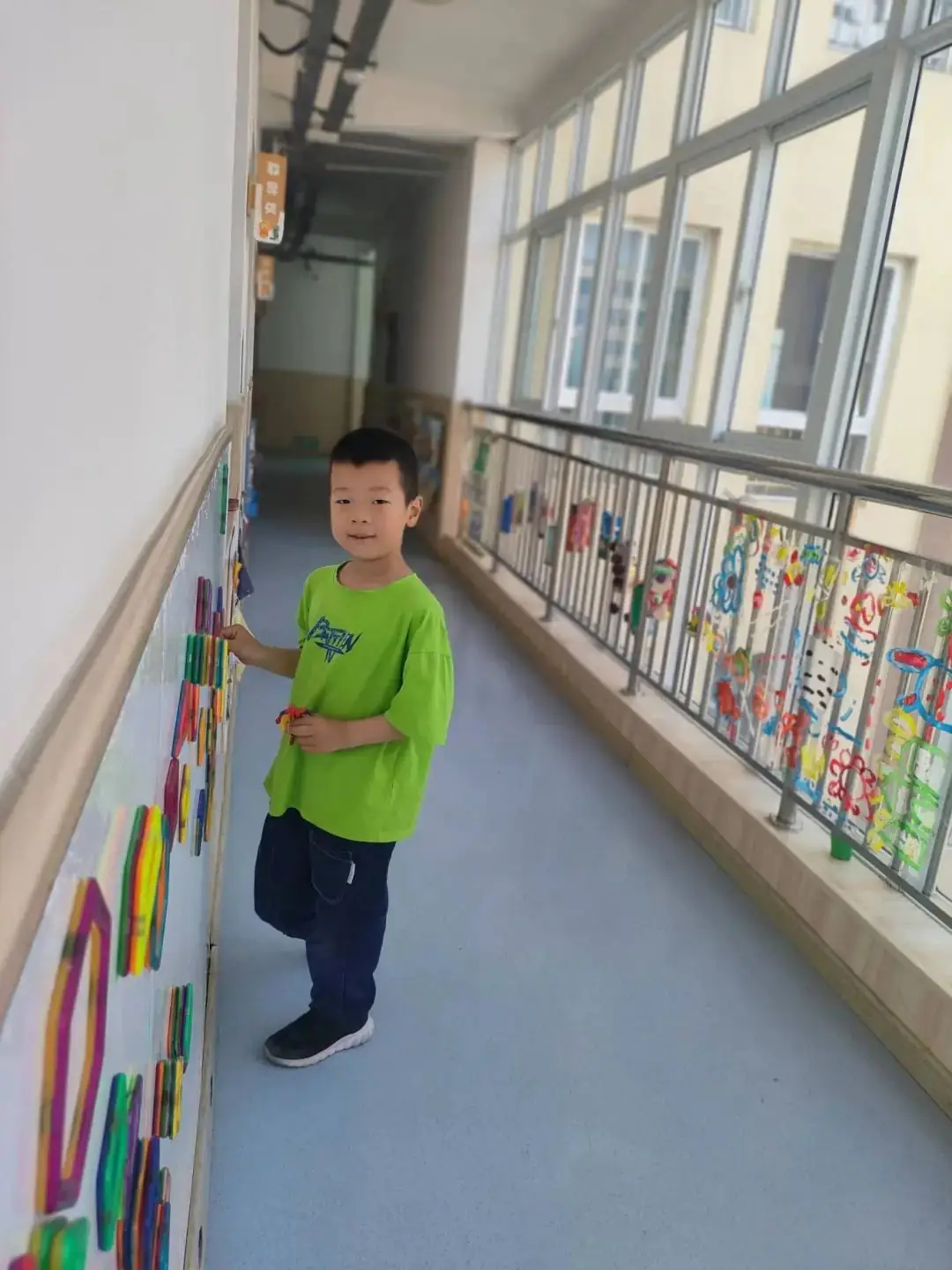 【幼小衔接】初探小学 “幼”见成长——下淀中心幼儿园大班参观小学活动 第8张