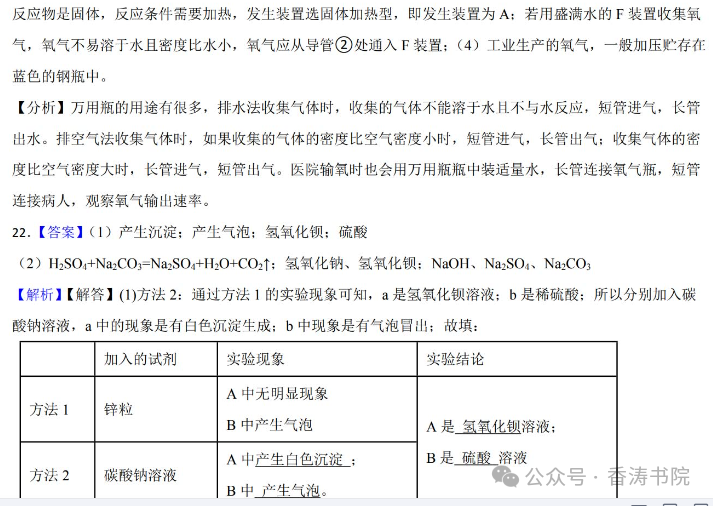 中考化学 | 2024年中考专题练习:实验探究题含答案 第65张 中考化学 | 2024年中考专题练习:实验探究题含答案 第65张