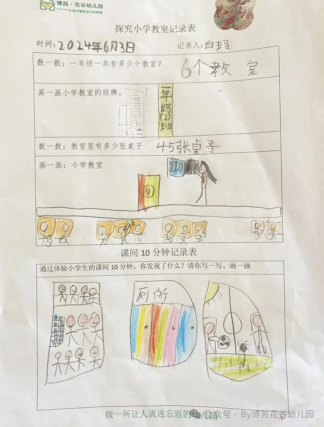 小学,我们来啦!—西宁博苑花谷幼儿园参观小学 第62张 小学,我们来啦!—西宁博苑花谷幼儿园参观小学 第62张