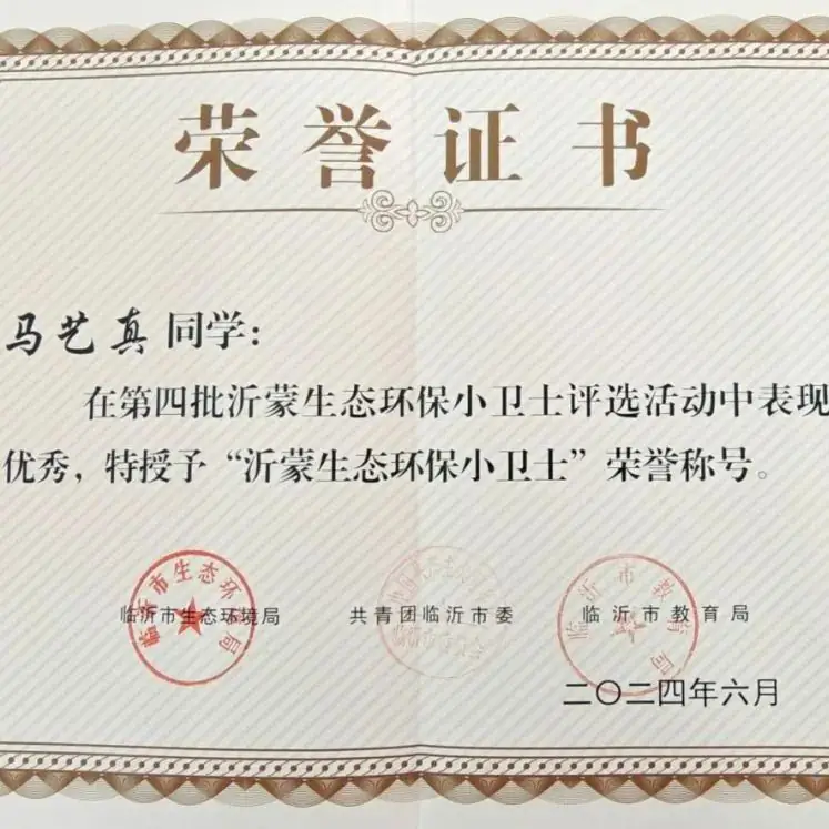 【北城小学I喜报】临沂北城小学队员喜获临沂市“沂蒙生态环保小卫士”荣誉称号 第11张