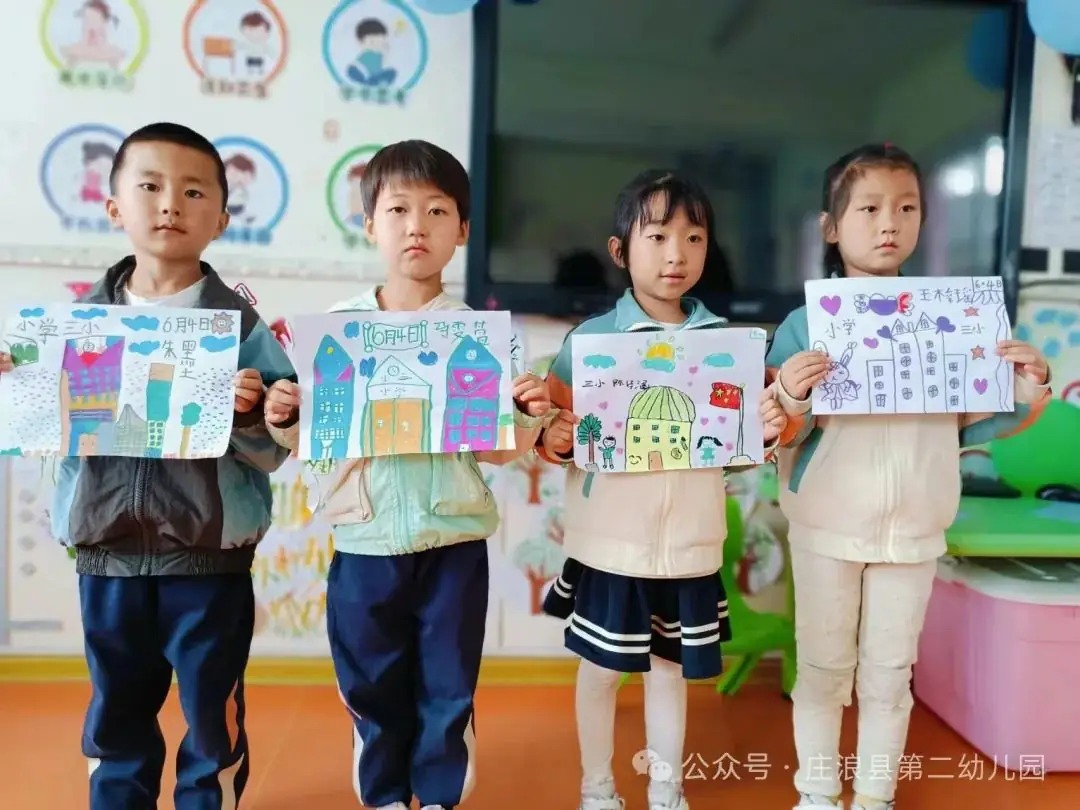 【幼小衔接】初探小学  幼“见”成长——庄浪县第二幼儿园教育集团大班组幼小衔接活动之参观小学 第14张