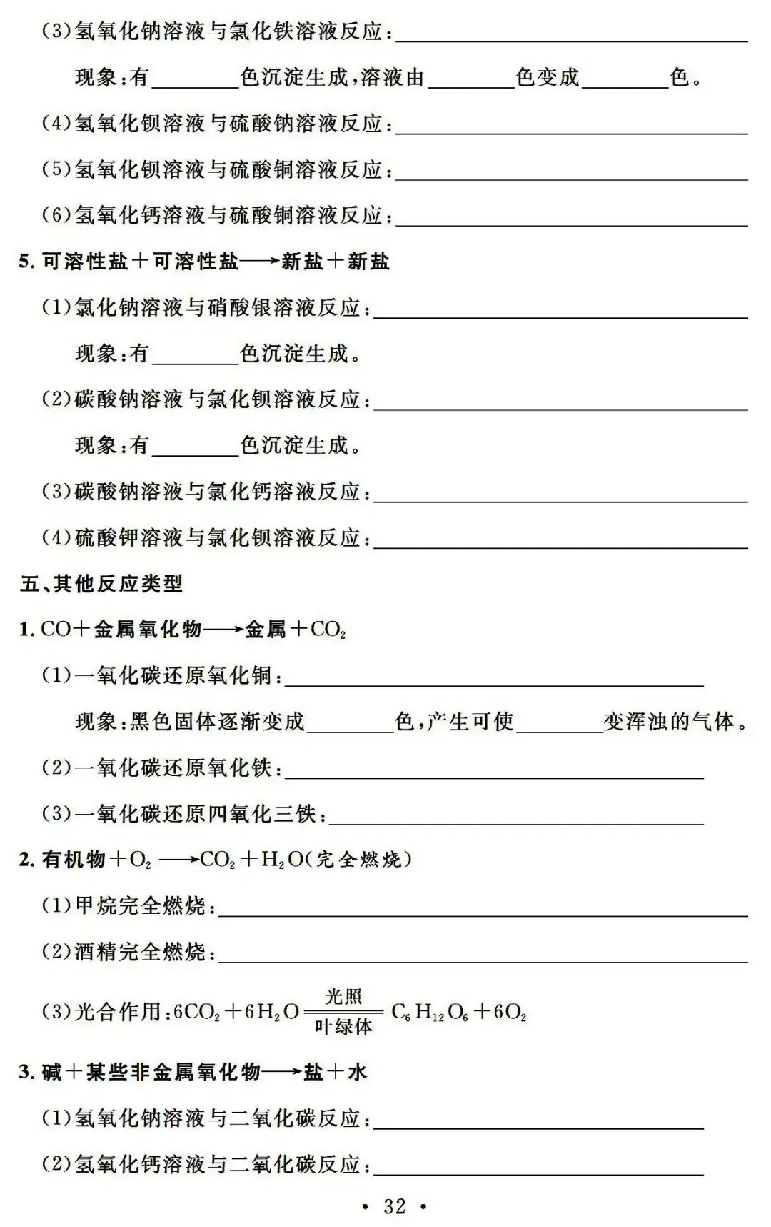 中考化学9篇突破专题记背手册,收藏复习! 第4张