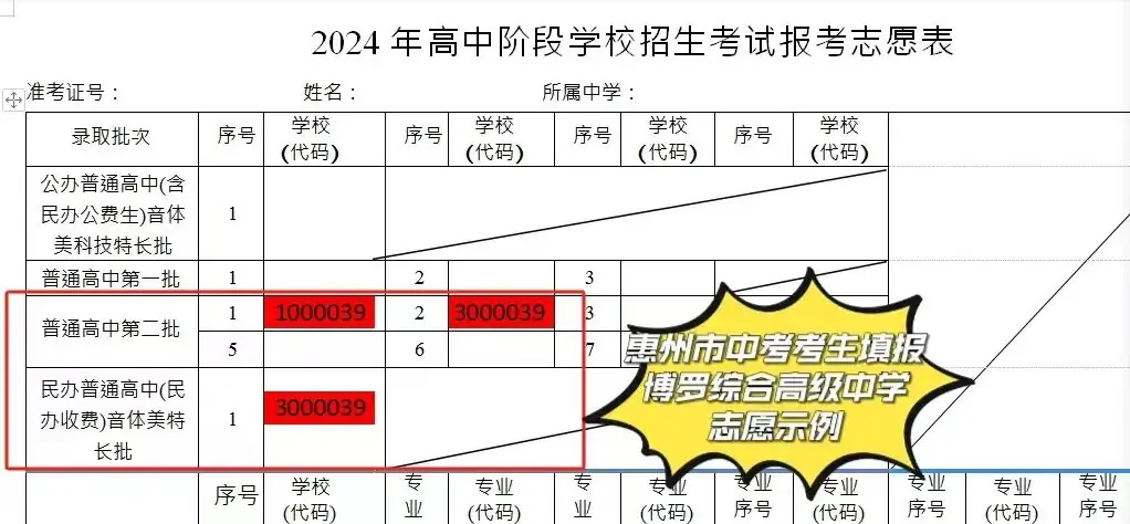 【博罗综高】2024年中考志愿填报时间已公布!快来看看中考志愿怎么填?! 第5张 【博罗综高】2024年中考志愿填报时间已公布!快来看看中考志愿怎么填?! 第5张