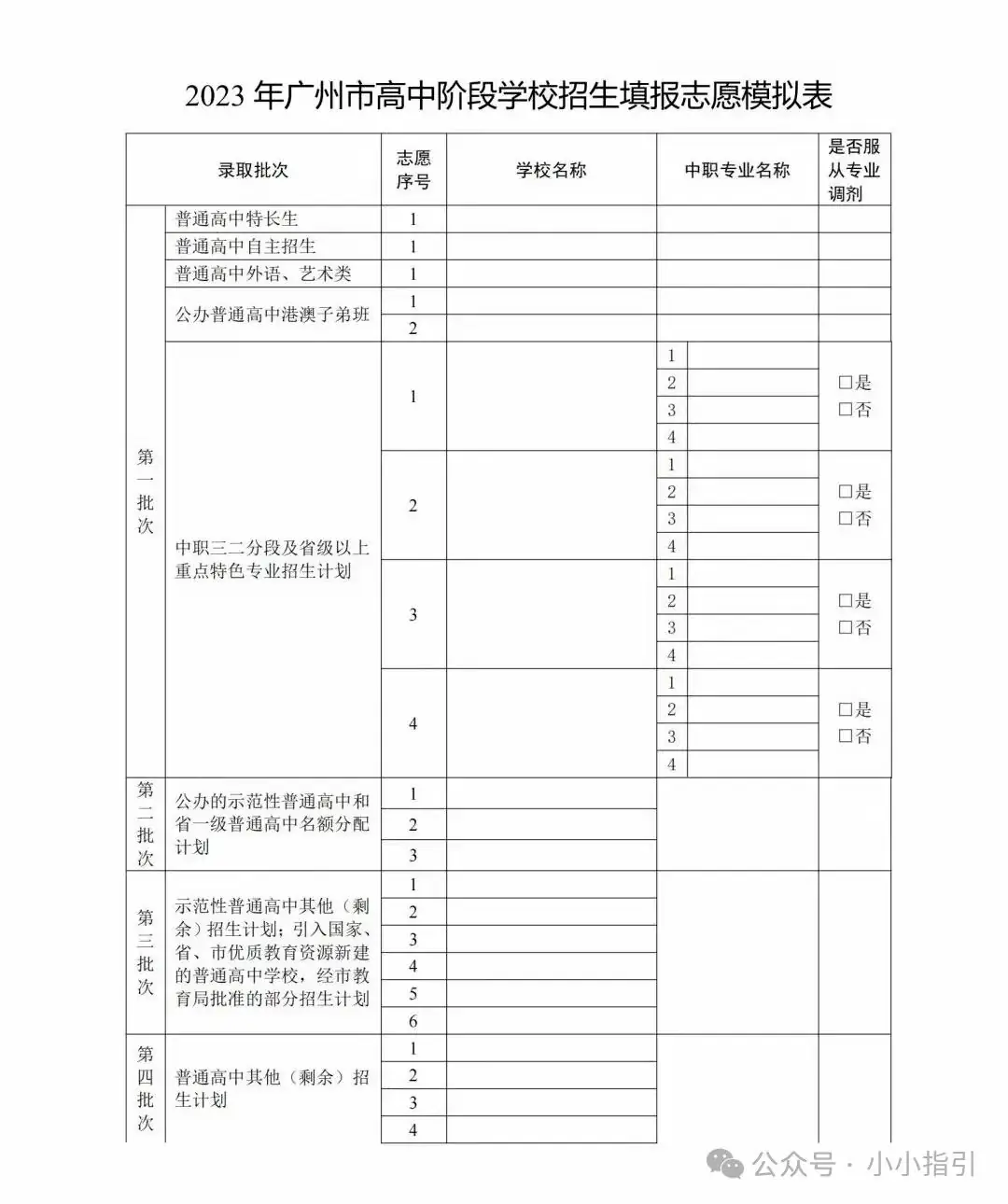 广州中考志愿填报实操教程 第5张 广州中考志愿填报实操教程 第5张