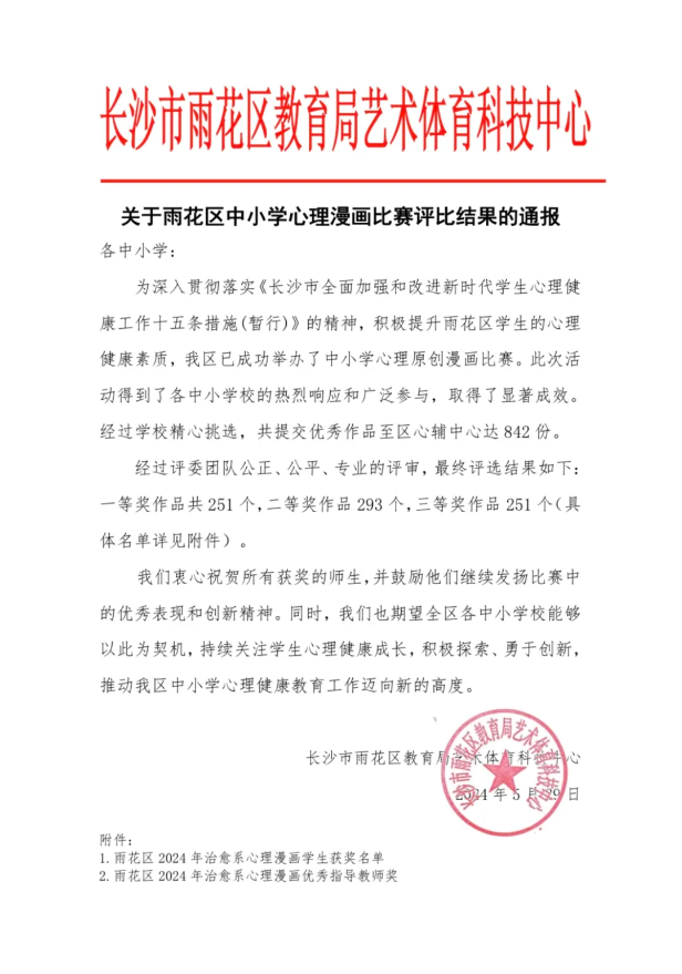 【喜报】长塘里思远小学在雨花区治愈系心理漫画创作比赛中荣获佳绩 第3张 【喜报】长塘里思远小学在雨花区治愈系心理漫画创作比赛中荣获佳绩 第3张