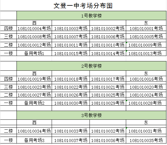 2024高考 | 山东省2024年高考16地市考点、考场分布图汇总 第113张 2024高考 | 山东省2024年高考16地市考点、考场分布图汇总 第113张