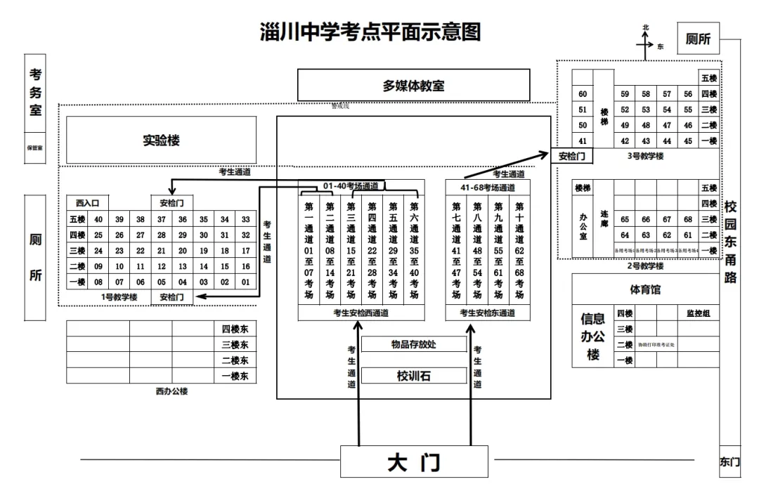 2024高考 | 山东省2024年高考16地市考点、考场分布图汇总 第5张 2024高考 | 山东省2024年高考16地市考点、考场分布图汇总 第5张