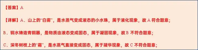 【中考物理】2024年中考物理考前20天终极冲刺攻略(倒计时17天)——物态变化 第35张 【中考物理】2024年中考物理考前20天终极冲刺攻略(倒计时17天)——物态变化 第35张
