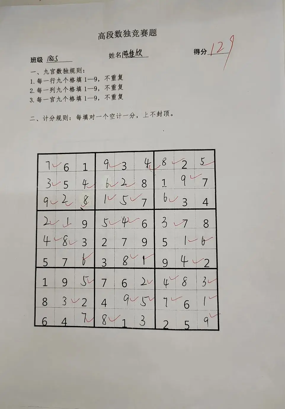 “数”你最美,“独”我精彩——衡云小学数学组高段学生竞赛活动 第28张