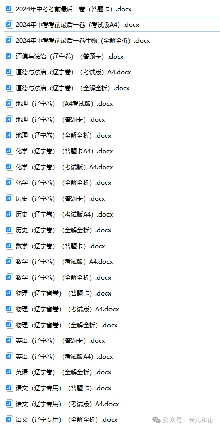 【中考】2023-2024学年中考一模二模三模试题+答案今日更新(604) 第21张 【中考】2023-2024学年中考一模二模三模试题+答案今日更新(604) 第21张