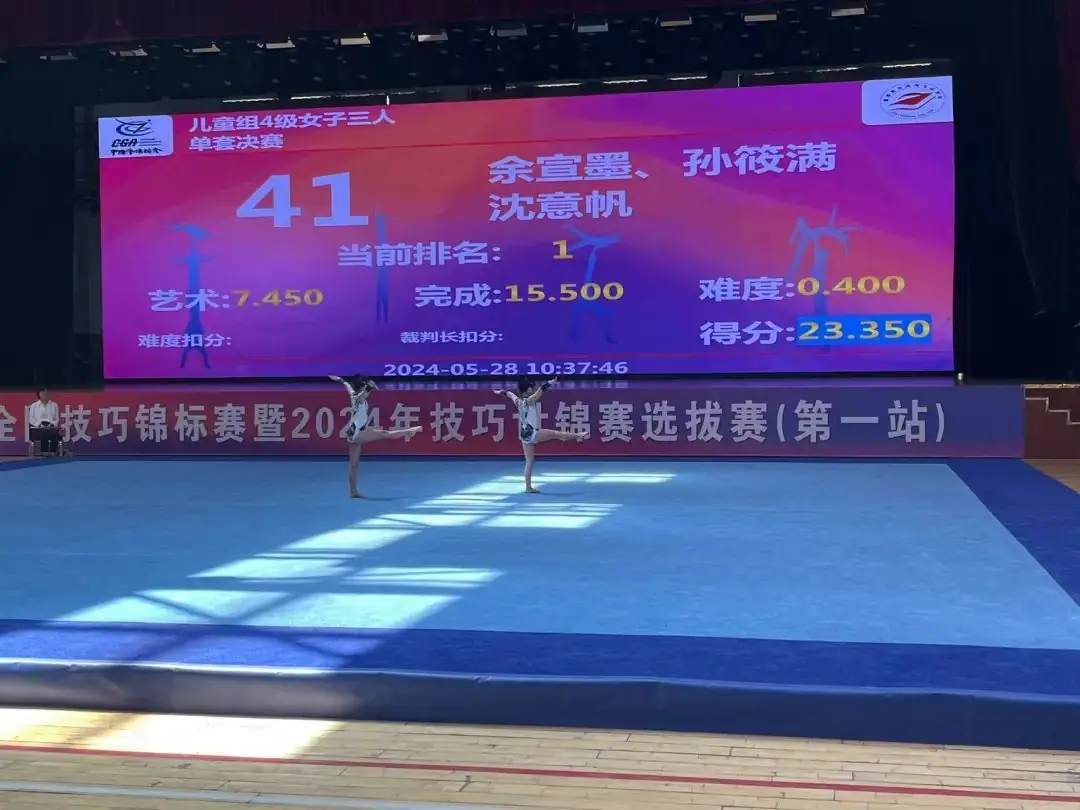 绍兴市实验小学技巧队在全国赛中勇夺8金3银 第1张 绍兴市实验小学技巧队在全国赛中勇夺8金3银 第1张