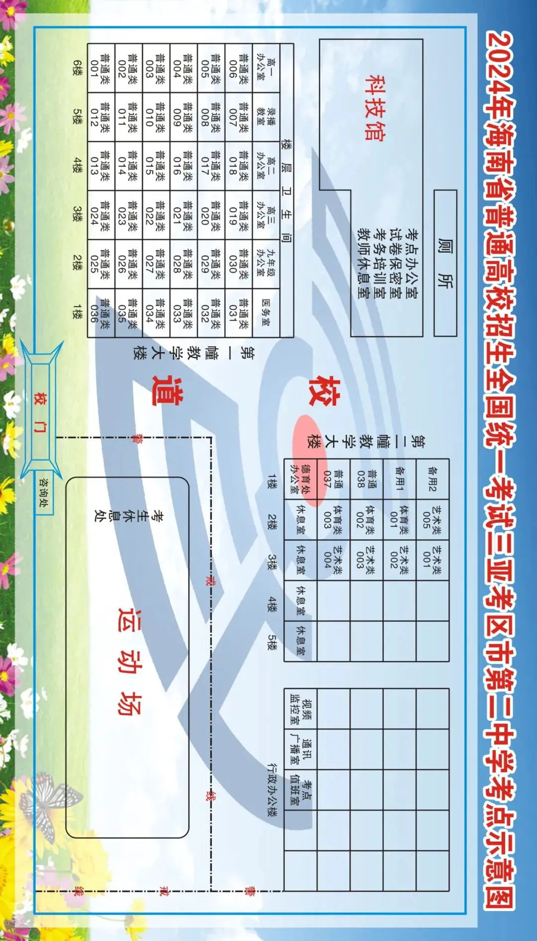 @三亚高考生 高考倒计时!考点高清示意图抢先看→ 第10张 @三亚高考生 高考倒计时!考点高清示意图抢先看→ 第10张