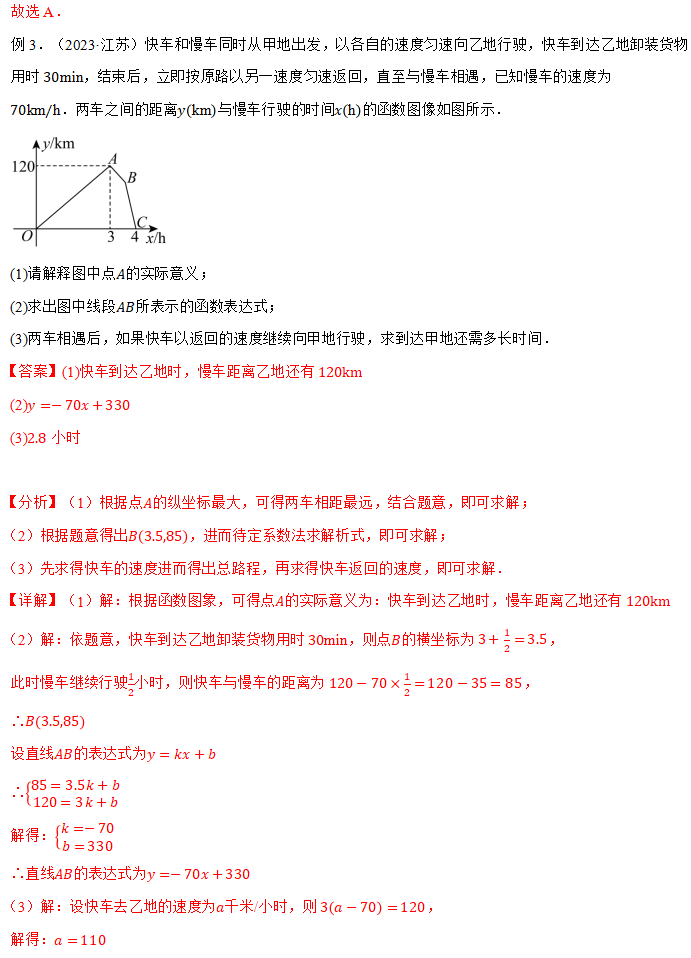中考解题秘籍10-函数的综合应用解题步骤 第7张 中考解题秘籍10-函数的综合应用解题步骤 第7张