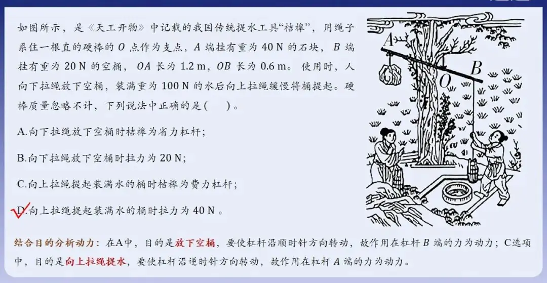 中考物理复习:杠杆原理 第5张