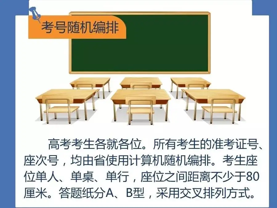 【高考资讯】高考考场座位安排有这么多门道?6个考场必知小细节一定要注意! 第1张 【高考资讯】高考考场座位安排有这么多门道?6个考场必知小细节一定要注意! 第1张