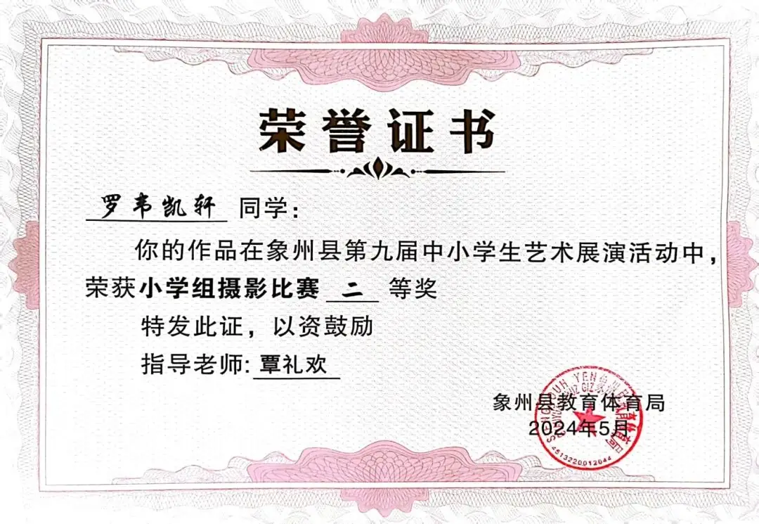快看,象州县花山小学又双叒叕获奖了! 第12张 快看,象州县花山小学又双叒叕获奖了! 第12张