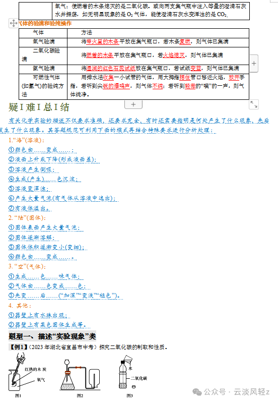 中考化学答题技巧7----实验简答题 第6张 中考化学答题技巧7----实验简答题 第6张