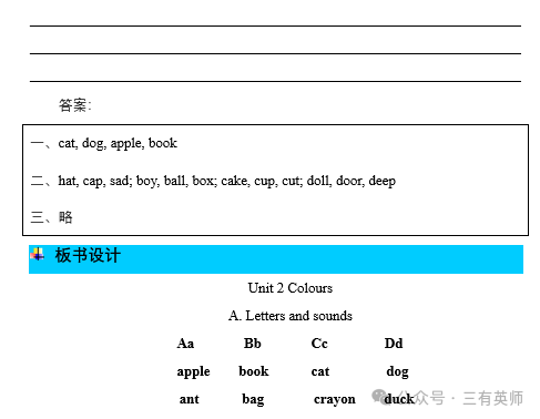 【小学逐课解析9】三年级上册Unit 2-Colours-Part A-Letters and sounds 第9张 【小学逐课解析9】三年级上册Unit 2-Colours-Part A-Letters and sounds 第9张