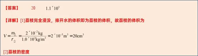 【中考物理】2024年中考物理考前20天终极冲刺攻略(倒计时15天)——质量与密度 第33张 【中考物理】2024年中考物理考前20天终极冲刺攻略(倒计时15天)——质量与密度 第33张