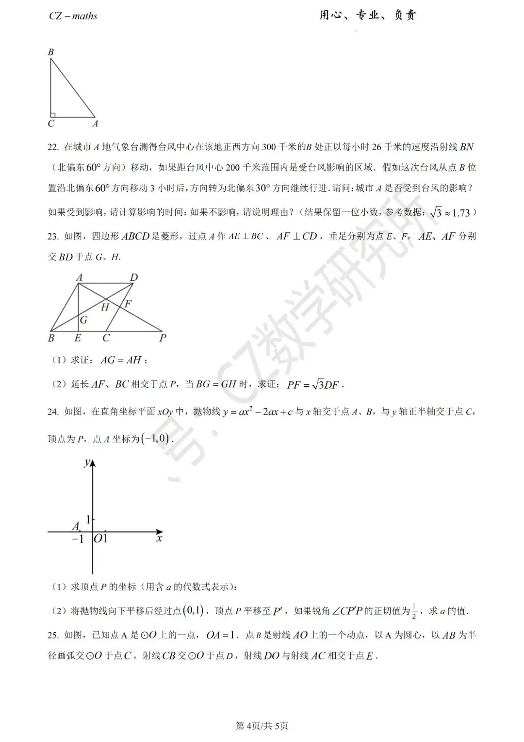 上海中考三模8份+中考押题预测卷(逐题讲解版)word免费分享 第9张 上海中考三模8份+中考押题预测卷(逐题讲解版)word免费分享 第9张