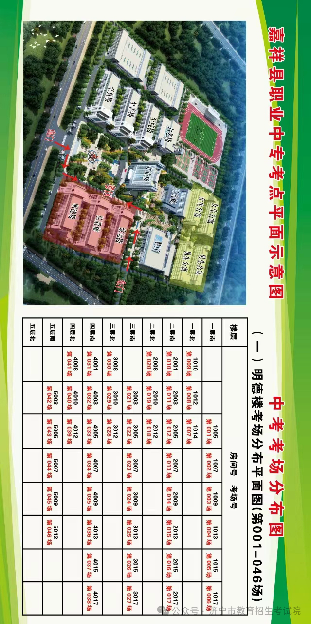 6月13日开考!61个考点!济宁中考考场分布图公布! 第134张 6月13日开考!61个考点!济宁中考考场分布图公布! 第134张