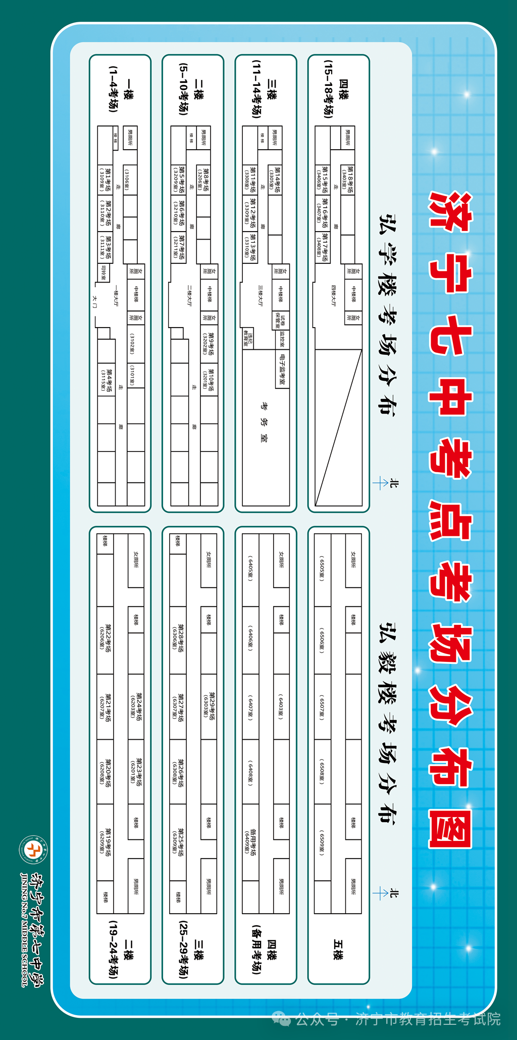 6月13日开考!61个考点!济宁中考考场分布图公布! 第26张 6月13日开考!61个考点!济宁中考考场分布图公布! 第26张