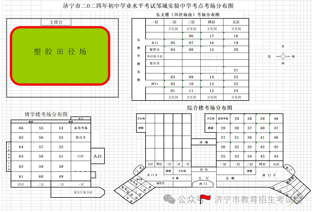6月13日开考!61个考点!济宁中考考场分布图公布! 第94张 6月13日开考!61个考点!济宁中考考场分布图公布! 第94张