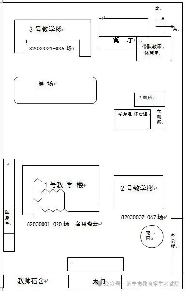 6月13日开考!61个考点!济宁中考考场分布图公布! 第68张 6月13日开考!61个考点!济宁中考考场分布图公布! 第68张
