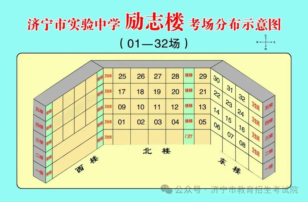 6月13日开考!61个考点!济宁中考考场分布图公布! 第8张 6月13日开考!61个考点!济宁中考考场分布图公布! 第8张