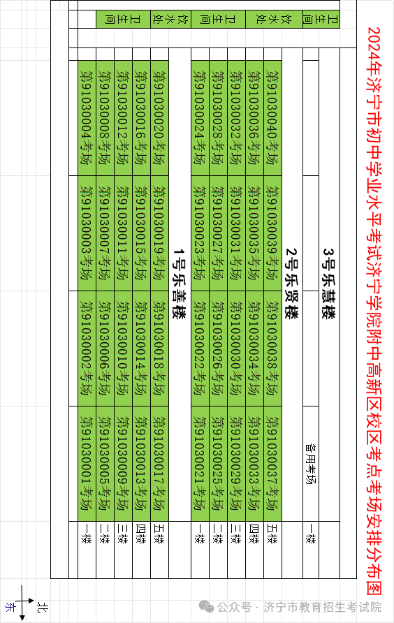 6月13日开考!61个考点!济宁中考考场分布图公布! 第50张 6月13日开考!61个考点!济宁中考考场分布图公布! 第50张