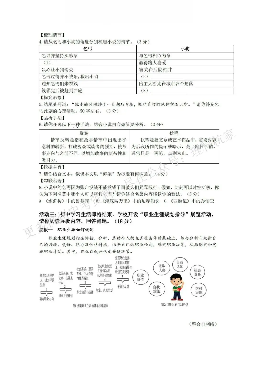 浙江中考模拟 | 新!2024年中考金衢十二校中考模拟测试卷全科(含答案)! 第4张