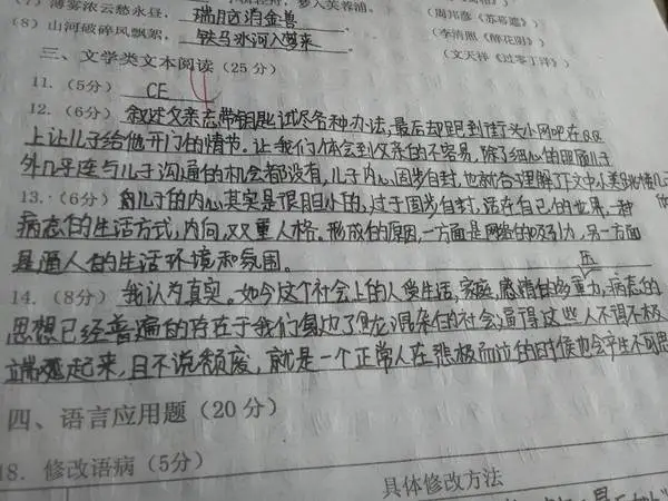 中考阅卷老师最讨厌哪5种字体?看完少丢20分! 第8张 中考阅卷老师最讨厌哪5种字体?看完少丢20分! 第8张