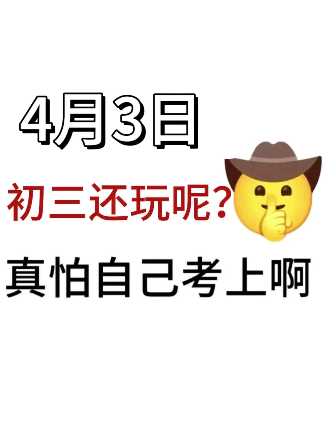 假如你从4月3日开始拼命中考！-第2张图片-四季读书网