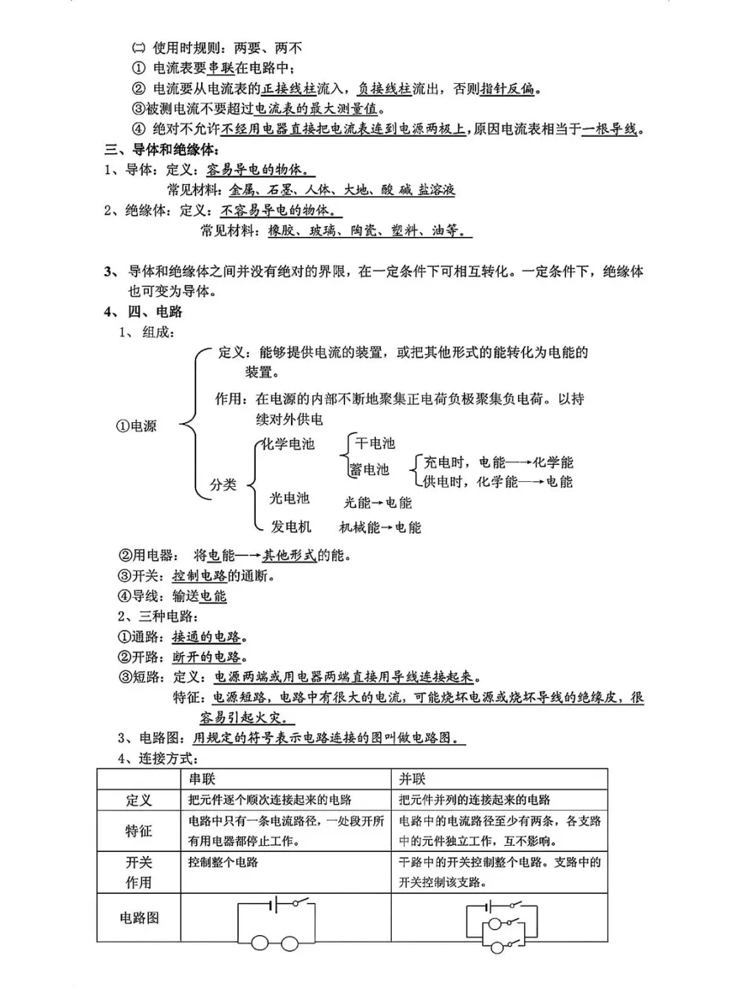物理低于90分，必须啃下这张表！中考物理公-第13张图片-四季读书网