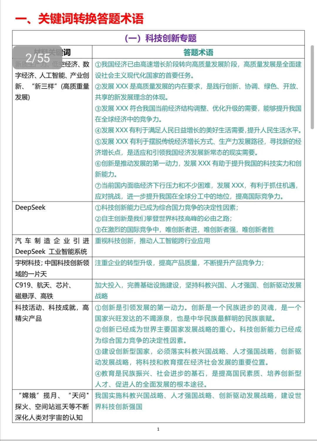 中考道法答题术语终于整理好了 第3张