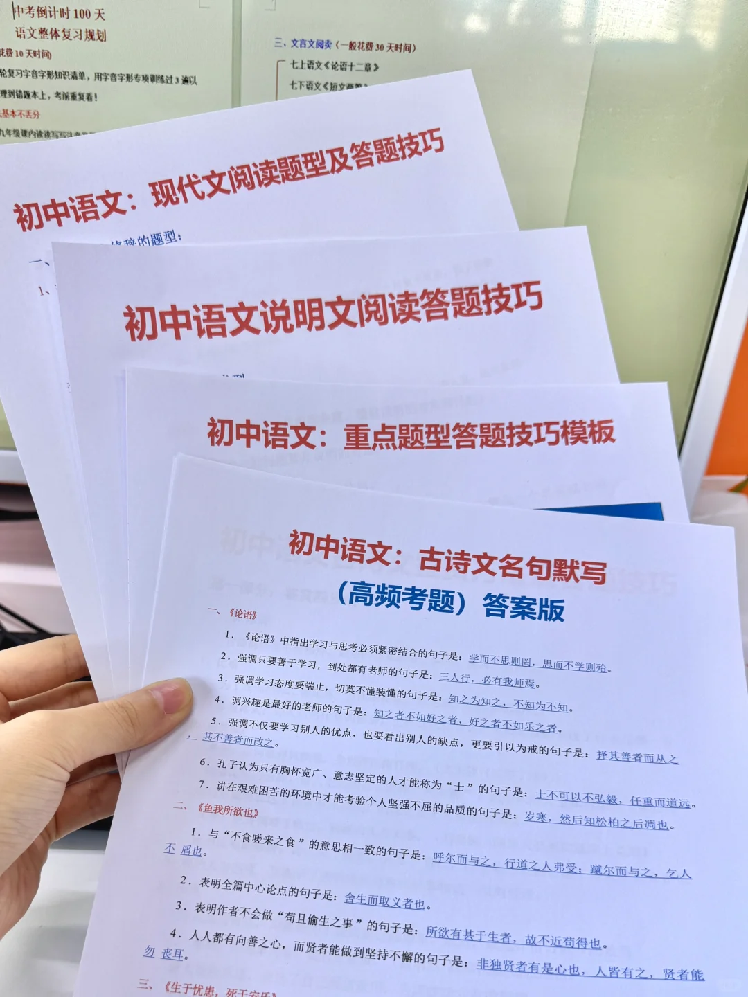 25年中考语文‼️提分必备复习规划和答题技巧-第9张图片-四季读书网
