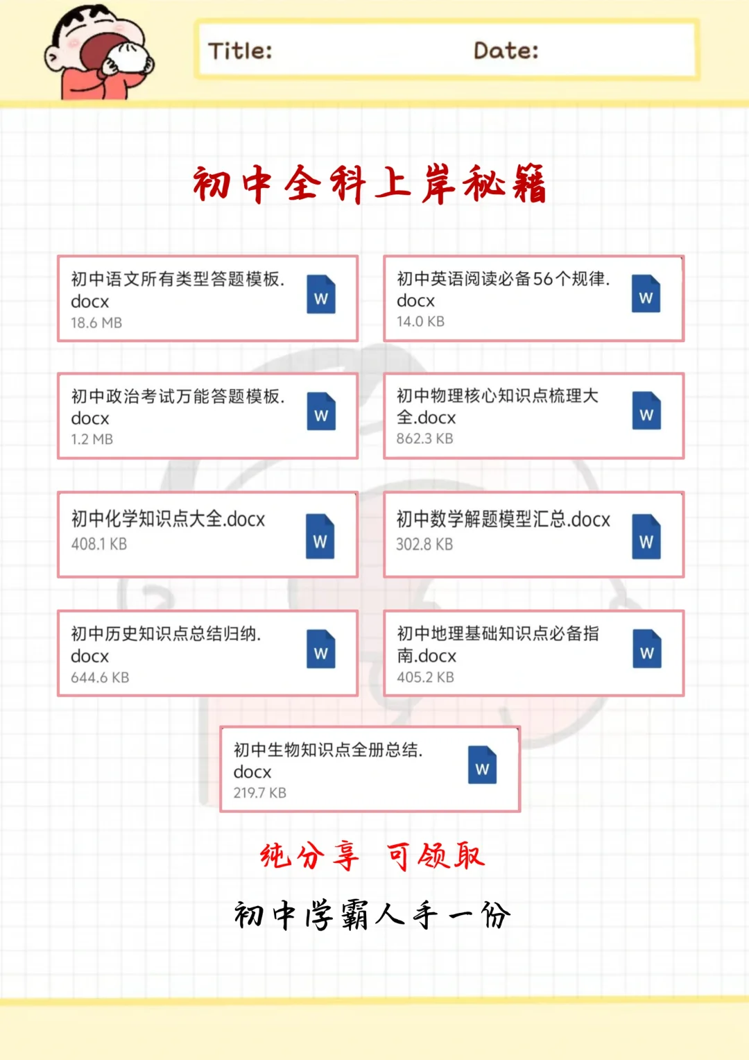 初中“戒掉这九点”开挂冲进重点高中 第1张