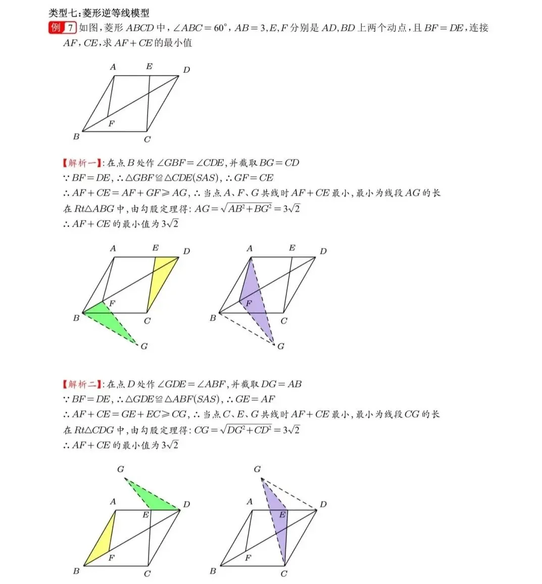 中考数学热点最值模型：逆等线！彻底拿下 第10张