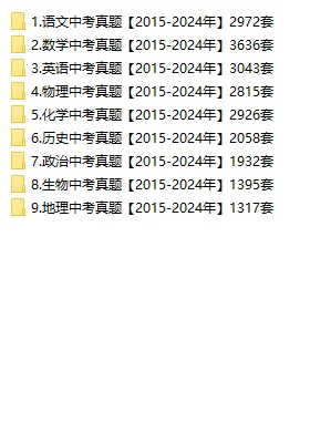中考上岸密码!2012 - 2024真题电子版来啦 第3张 中考上岸密码!2012 - 2024真题电子版来啦 第3张