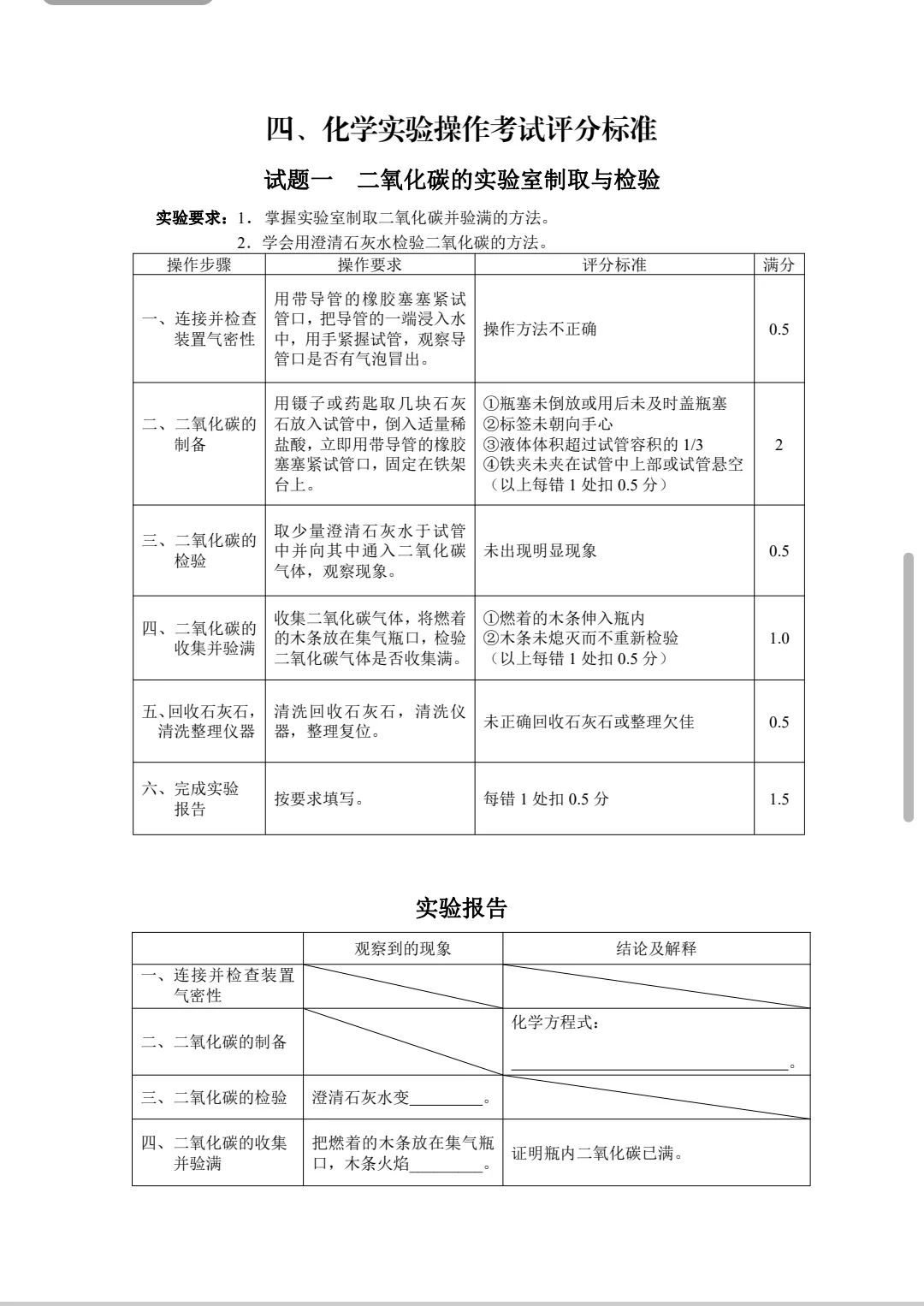 ✔️2005河北邯郸化学实验考试内容 第4张