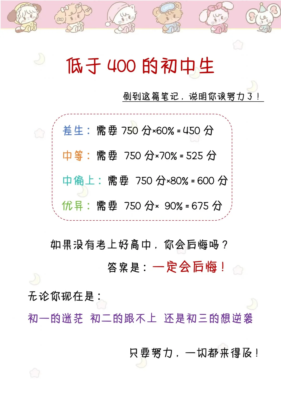 初中生一定要知道的❗-第4张图片-四季读书网