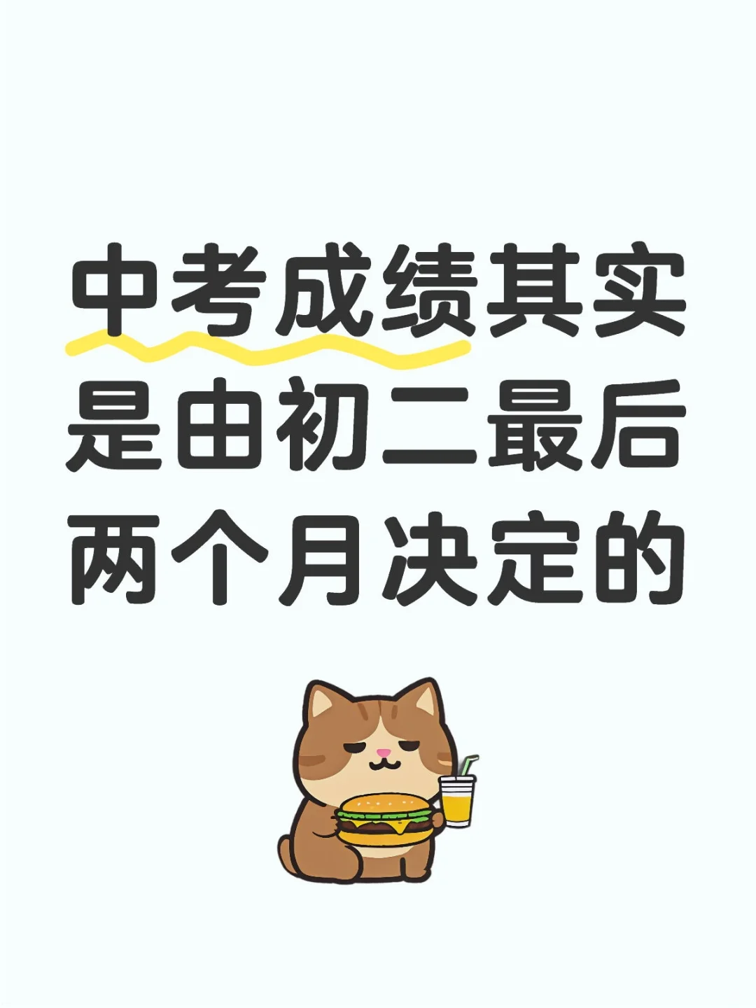 中考成绩其实是由初二最后两个月决定的-第1张图片-四季读书网