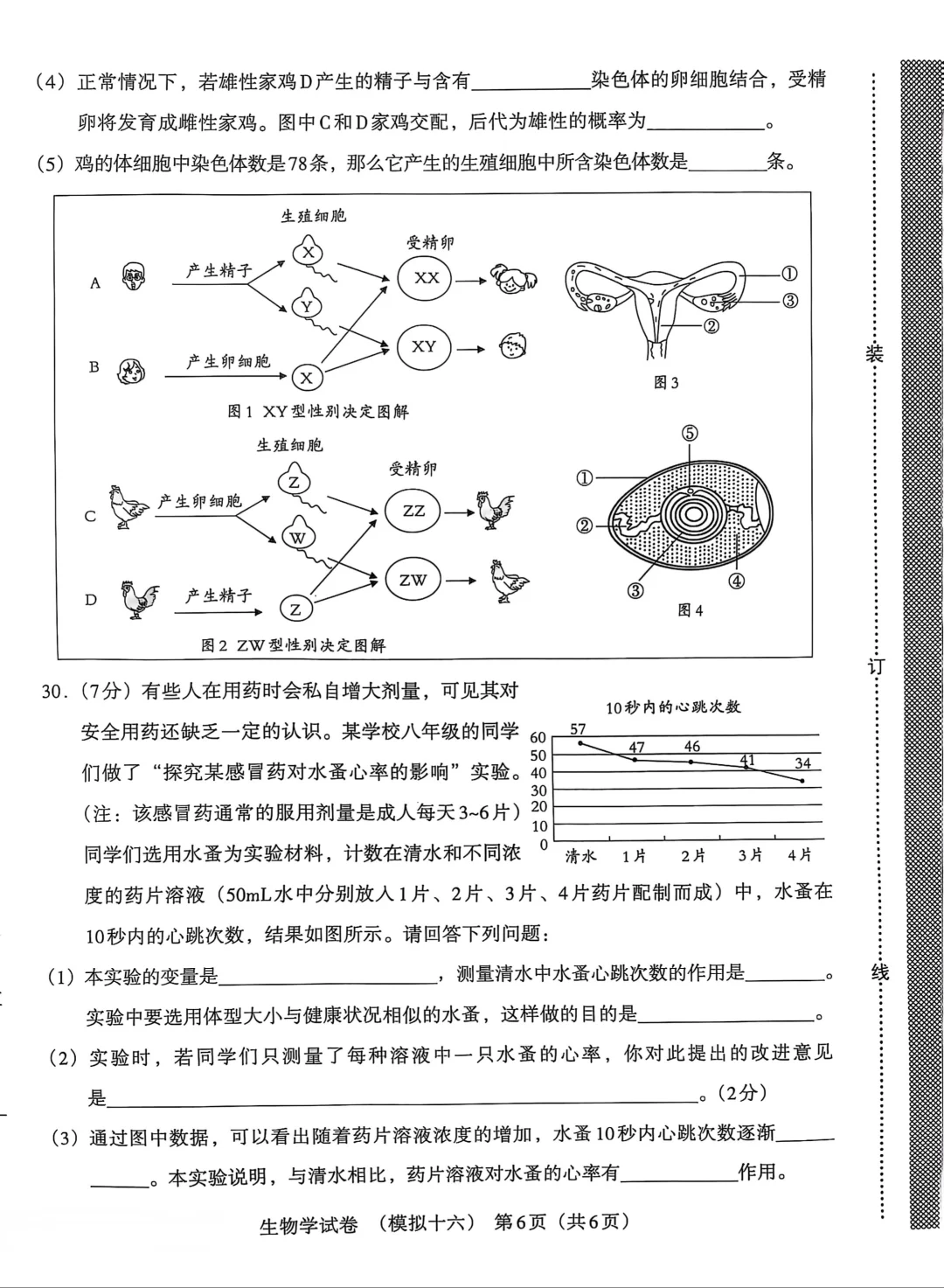 河北中考模拟卷|聪明出于勤奋，加油鸭-第7张图片-四季读书网