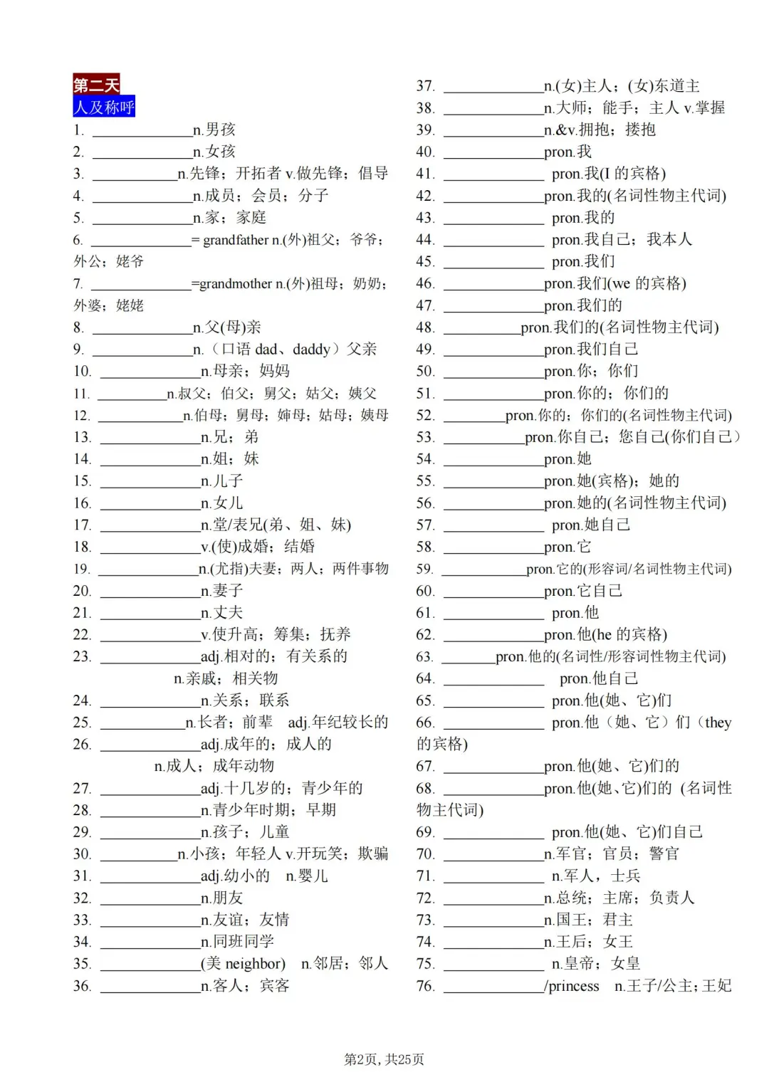 中考英语必背单词1600个，22搞定，来挑战吧-第8张图片-四季读书网