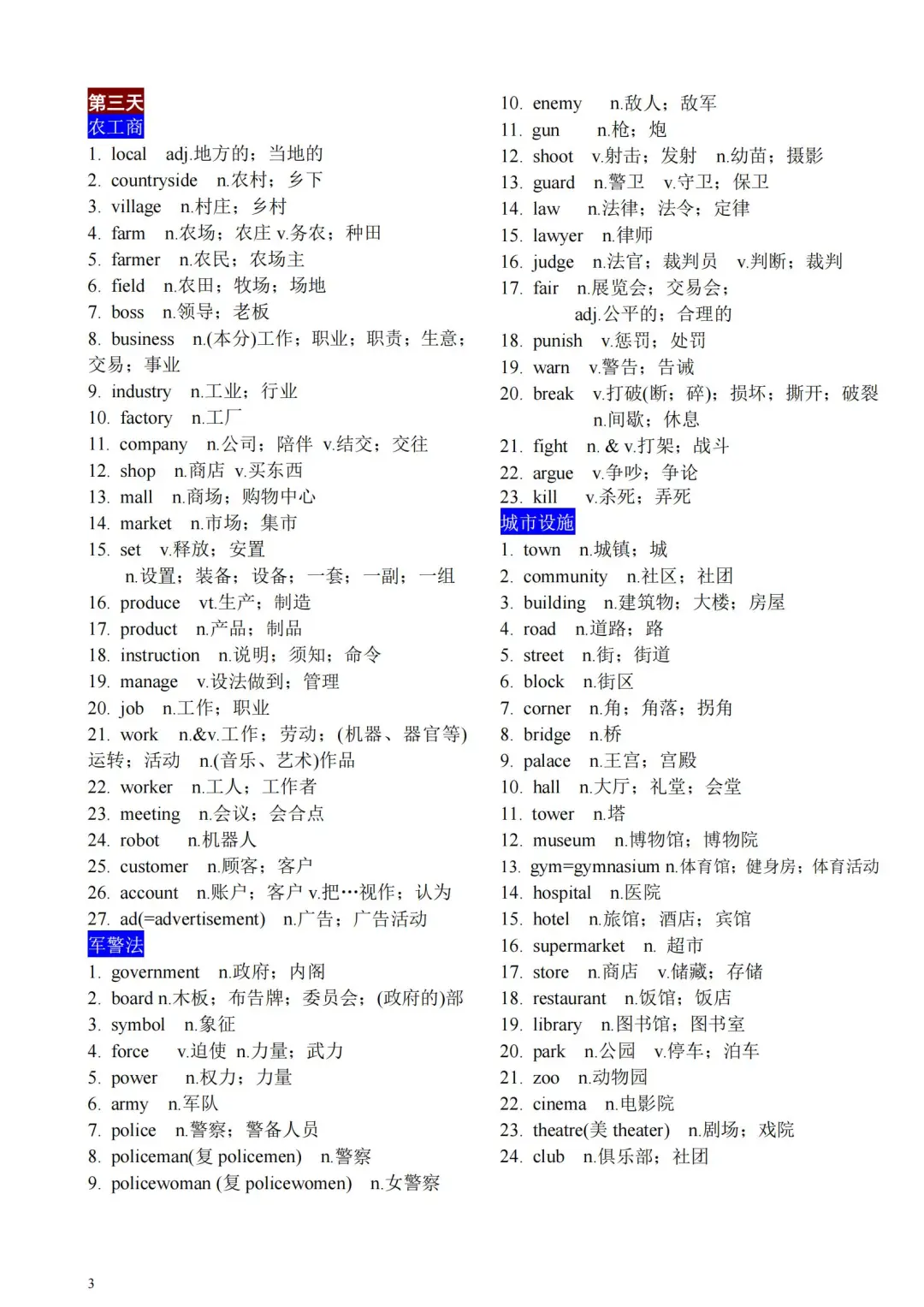 中考英语必背单词1600个，22搞定，来挑战吧-第4张图片-四季读书网