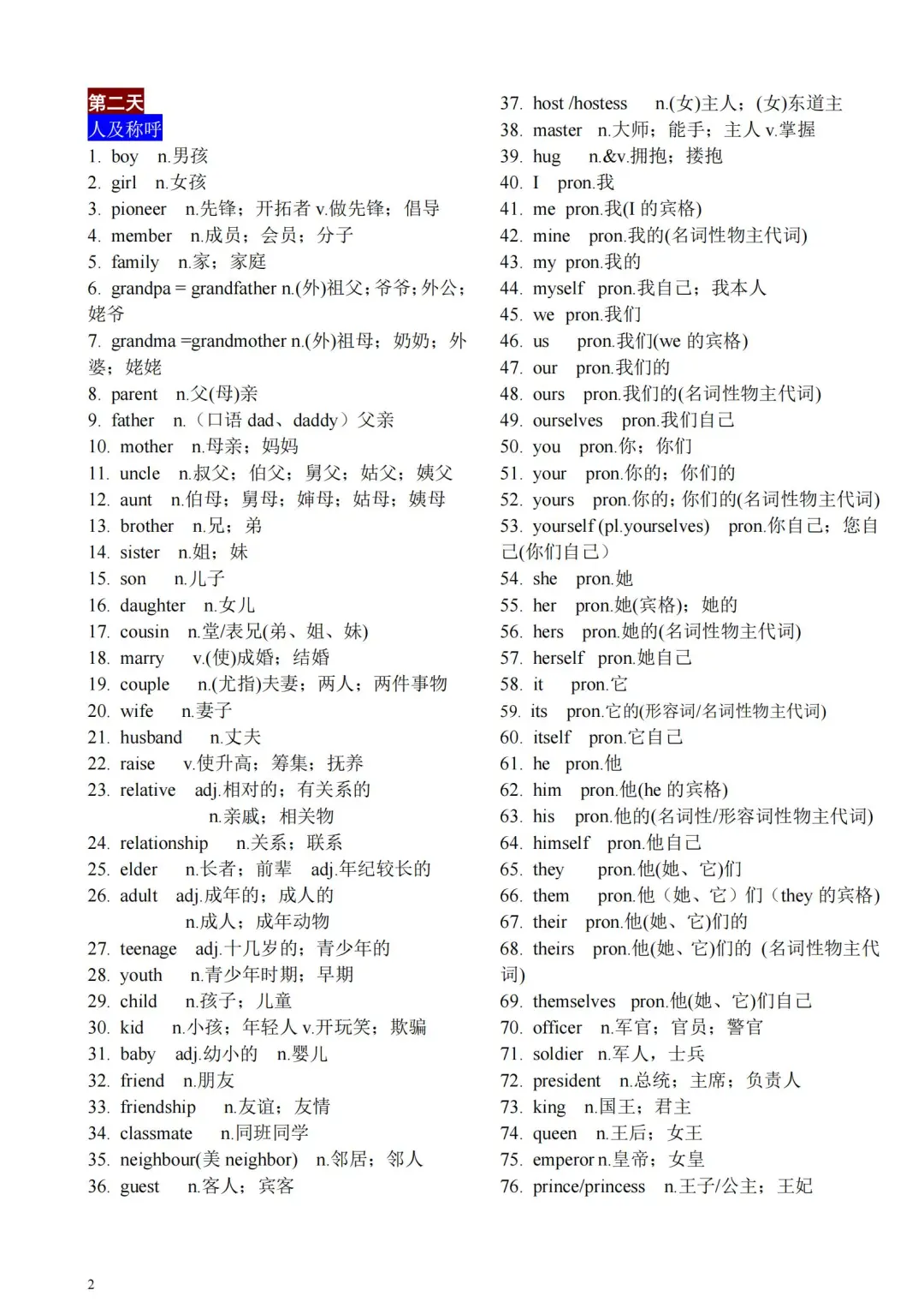 中考英语必背单词1600个，22搞定，来挑战吧-第3张图片-四季读书网