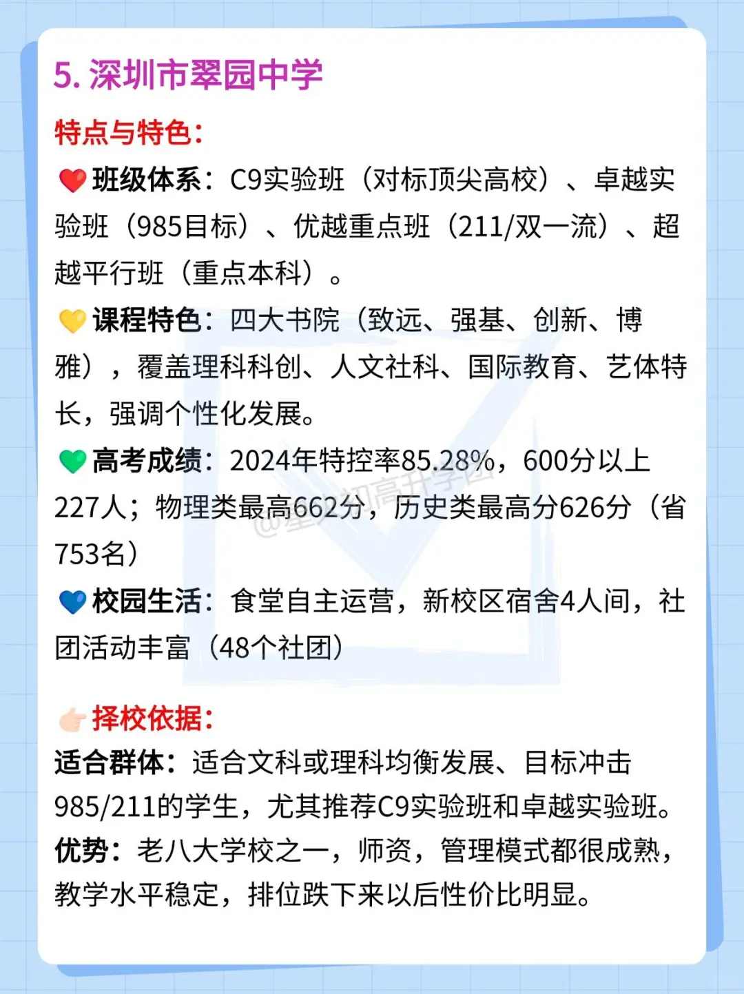 深圳中考20大高中如何填志愿,来看特色解析-第7张图片-四季读书网 深圳中考20大高中如何填志愿,来看特色解析-第7张图片-四季读书网